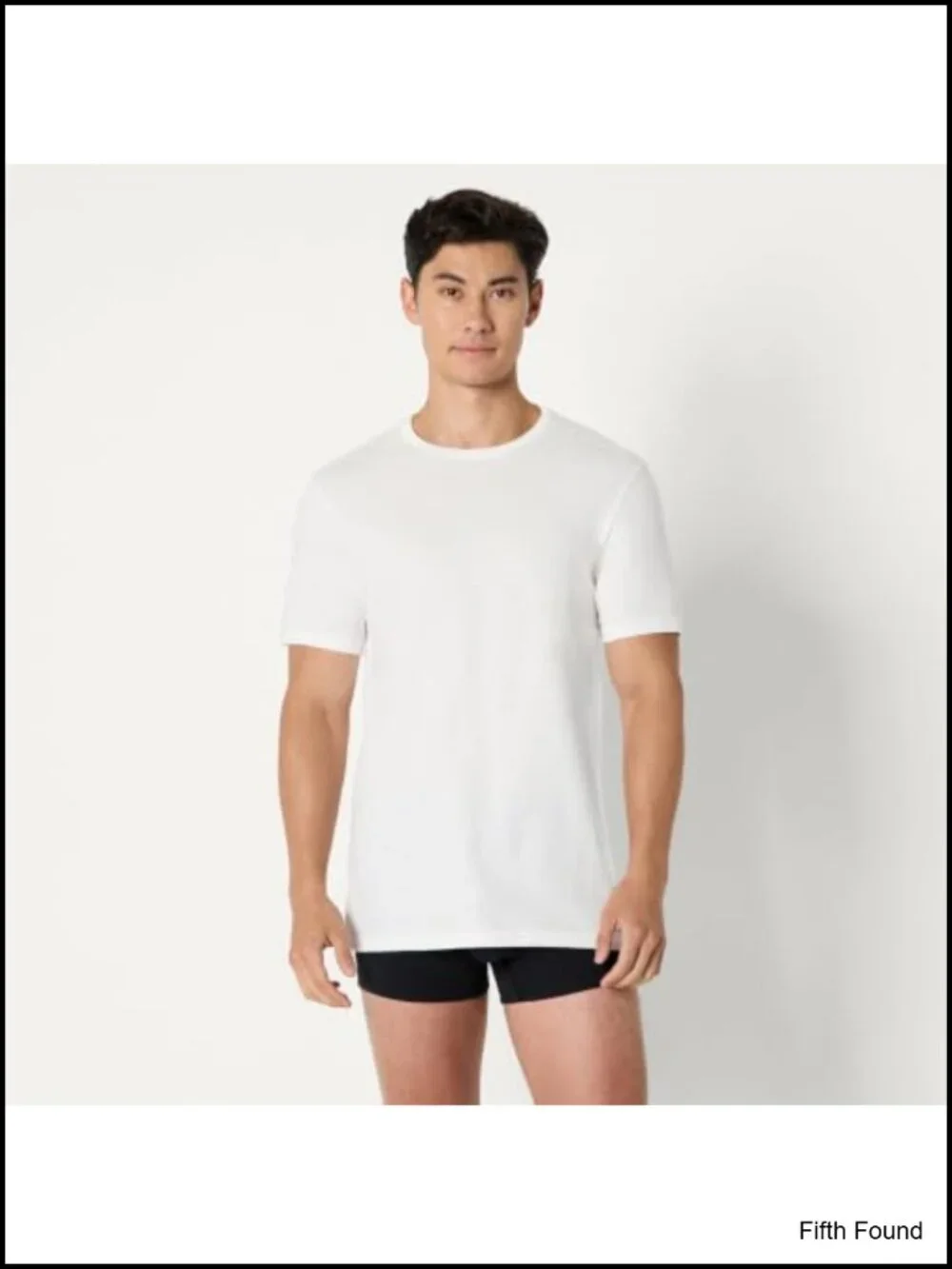 Slim Fit Cotton Crewneck Undershirts Pack of 6